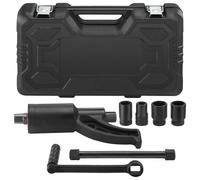 VEVOR Clé Multiplicateur de Couple 25,4 mm Rapport 1:58 Multiplicateur de Force avec 4 Douilles Coffret Démultiplicateur de Couple en Acier Allié pour Démontage d’Écrou de Roue Voiture Atelier Garage