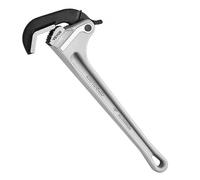 VEVOR Clé Serre Tubes Droite en Alu 45,7 cm Mâchoire 60CRV Réglage Automatique
