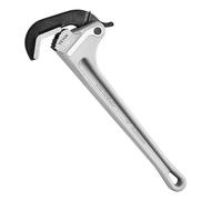 VEVOR Clé Serre Tubes Droite 45,7 cm, Tuyau à Griffe en Aluminium, Clé de Plomberie avec Réglage Automatique de la Mâchoire, Portable et Poignée Ergonomique, pour Conduites d'Eau, Réparations Auto