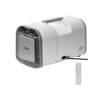 VEVOR Climatiseur portable, 1,25 kW·h, refroidisseur d'air à 3 vitesses, avec minuterie 24 h, réglable de 16-32 ℃, compatible avec CA/CC pour camping en tente extérieure, camping-car ou maison, blanc