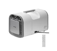 VEVOR Climatiseur portable, 1,25 kW·h, refroidisseur d'air à 3 vitesses, avec minuterie 24 h, réglable de 16-32 ℃, compatible avec CA/CC pour camping en tente extérieure, camping-car ou maison, blanc