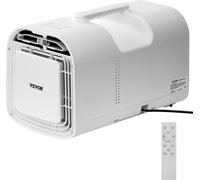 VEVOR Climatiseur portable, 4250 BTU Climatiseur à 3 vitesses, Température réglable 16-32 °C, Convient pour le camping en plein air, le camping-car ou l'utilisation à domicile