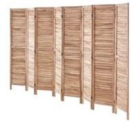 VEVOR Cloison de Séparation en Bois Séparateur de Pièce à Volet 8 Panneaux Bois