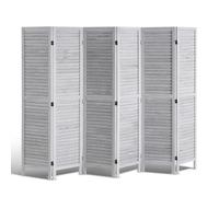 VEVOR Cloison de Séparation en Bois, Séparateur de Pièce Pliable à 6 Panneaux, Paravent de Confidentialité Intérieur à Volet 170 cm de Haut, pour Séparation de Pièce, Maison, Bureau et Chambre