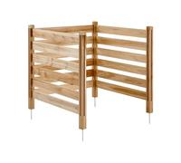 VEVOR Clôture de confidentialité bois 3 panneaux 914 x 914 mm pour climatiseur