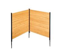 VEVOR Clôture de confidentialité en Bois, 1100 x 982 mm, clôtures d'écran pour climatiseur à 2 Panneaux, avec piquets métalliques, Installation Facile, Brise-Vue extérieur pour décoration de Jardin