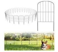 Clôture de Jardin en Métal - VEVOR - Clôture de Jardin Barrière Animaux 61x33cm Lot de 28 Sans Creuser