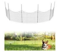 Clôture de Jardin en Métal Barrière Robuste d'Animaux 93x75 cm Lot de 5