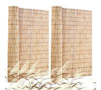 VEVOR Clôture en roseau pour aménagement paysager brise-vue 5x1,2 m lot de 2