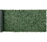 VEVOR Clôture pare-vue en lierre, 1500 x 4010 mm, pare-vue, clôture en lierre avec dos en filet et raccord renforcé, haies artificielles avec feuilles de vigne comme décoration pour jardin, cour, balc