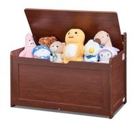VEVOR Coffre à Jouets pour Enfants Boîte de Rangement en Bois 83x45,5x60,9 cm