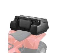 VEVOR Coffre de Rangement arrière pour VTT, 95 L, boîte de Rangement VTT avec Dossier rembourré, en LLDPE étanche, verrouillable, pour la Plupart des Porte-Bagages arrière, pour UTV, Can-Am, Noir