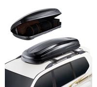 VEVOR Coffre de toit pour voiture Coffre de rangement 220 L, ABS rigide Coffre de rangement sur le toit avec ouverture des deux côtés et 2 sangles renforcées, coffre de rangement pour bagages pour SUV