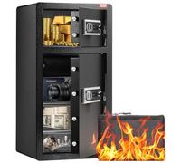 Coffre-Fort à Double Porte 156 L Déverrouillage par t Mot de Passe