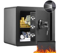VEVOR Coffre-fort numérique 34 L (400×300×350 mm) – Mot de passe et clé, alarme, anti-effraction