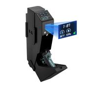 VEVOR Coffre-Fort pour 1 Pistolet et 1 Chargeur, Coffre pour Armes de Poing Verrouillable et Coulissant, 3 Façons d’Accès Empreinte Digitale, Mot de Passe et Clé, avec Écran et LED, pour Table Voiture