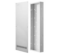 VEVOR Coffret Communication 107 cm Coffret Multimédia & Couvercle à Visser pour Gestion des Câbles, Tableau Encastrable en Acier Laminé à Froid, Boîtier Réseau Mural à Montage Encastré ou en Saillie