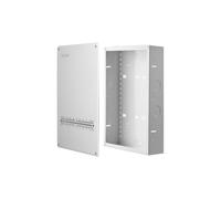 VEVOR Coffret Communication 51,2 cm Coffret Multimédia & Couvercle à Visser | Pour Gestion des Câbles, Tableau Encastrable en Acier Laminé à Froid, Boîtier Réseau Mural à Montage Encastré ou en Saillie