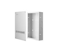 VEVOR Coffret Communication 51,2 cm Coffret Multimédia & Couvercle à Visser pour Gestion des Câbles, Tableau Encastrable en Acier Laminé à Froid, Boîtier Réseau Mural à Montage Encastré ou en Saillie