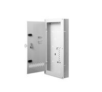 VEVOR Coffret Communication 71,5 cm Coffret Multimédia avec Porte Charnière pour Gestion des Câbles, Tableau Encastrable en Acier Laminé à Froid, Boîtier Réseau Mural à Montage Encastré ou en Saillie