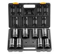 VEVOR Coffret Douilles à Chocs 1 pouce 8PCs à 6 Pans Kit pour Clé à Cliquet