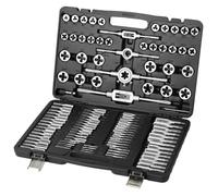 VEVOR Coffret tarauds et filières – 110 pièces M2–M18 en acier avec mallette