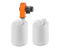 VEVOR Collecteur de Poussière Mural 1 HP Dépoussiéreur avec Sac Collecte Poussière 79,5 L Système Dépoussiérage Précision Filtration 2,5 microns Collecteur de Sciure pour Travail Bois Atelier Usines