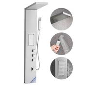VEVOR Colonne de douche en acier inox avec jet de massage et effet pluie 3 modes