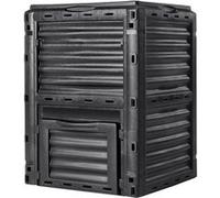 VEVOR Composteur de Jardin 300 L Bac à Compost Extérieur sans BPA avec Couvercle Porte Inférieure Grande Capacité Facile à Installer pour Collecte des Feuilles Compostage Création Rapide Sol Fertile