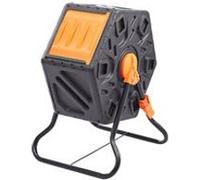VEVOR Composteur de jardin – Bac à compost rotatif 70 L – PP/acier sans BPA, 360° noir