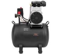 VEVOR Compresseur d'Air sans Huile, Réservoir Acier 40 L, 220 V, 1,25 kW, 5,3 CFM 90 PSI, Pression Max 125 PSI, Compresseur Silencieux Portable pour Réparation Auto, Gonflage Pneus, Peinture Pistolet