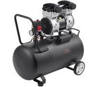 VEVOR Compresseur d'Air sans Huile, Réservoir Acier 60 L, 220 V, 1,25 kW, 5,3 CFM 90 PSI, Pression Max 125 PSI, Compresseur Silencieux Portable pour Réparation Auto, Gonflage Pneus, Peinture Pistolet