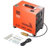 VEVOR Compresseur d'air PCP double cylindre 800 W 30 MPa arrêt automatique ventilateur intégré