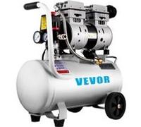 VEVOR Compresseur Air Horizontal Sans Huile 165L/min 25L Bien Assez Silencieux