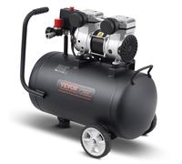 VEVOR Compresseur d'Air Compact Portable Sans Huile Réservoir 30 L 90 PSI 650 W