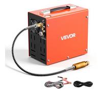 VEVOR Compresseur d'Air PCP 30 MPa 350 W Compresseur Portable Arrêt Manuel, pour Carabine à Air, Marqueurs de Paintball, Petites Bouteilles de Plongée, DC 12 V/AC 230 V, avec Convertisseur Externe