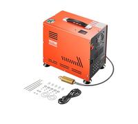 VEVOR Compresseur d'air PCP, 800 W 30 MPa, double cylindre, avec système de refroidissement par ventilateur intégré, arrêt automatique, pompe de réservoir de paintball sans huile pour pistolet à air