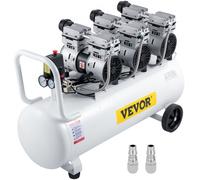 Compresseur d'Air Sans Huile Silencieux - VEVOR - KYJ-5244 - 2200W - 100L - 8 bar - 495 L/min