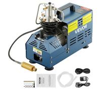 VEVOR Compresseur Haute Pression Maximale 30 MPa 1800 W 220 V Compresseur Air PCP avec Arrêt Manuel, pour Carabine à Air Comprimé Paintball, Carabine PCP, Pistolet d'Air Comprimé, Bouteille de Plongée