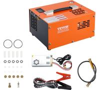 VEVOR Compresseur PCP 30Mpa/4500 PSI Compresseur d'air 0,5L Compresseur PCP portable DC12V & AC115V Facteur de marche 25min Pompe à air 500 W Convertisseur haute performance Pompe haute pression Airgu