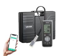VEVOR Compteur d'Oxygène Dissous Plage de Mesure 0,0-50,0 mg/L, Kit de Test d'Oxygène Dissous Portable avec Câble d'Électrode 4 m, Transfert de Données Bluetooth/USB, Stockage de 750 Données, Bassin