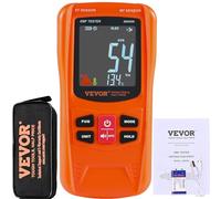 VEVOR Compteur EMF 3 en 1, 5 Hz-6 GHz, détecteur de rayonnement de champ électromagnétique rechargeable portable, testeur EMF numérique LCD pour inspections EF MF RF, température tour cellulaire 5G
