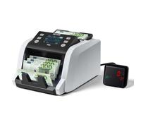 VEVOR Compteuse de Billets, 1200 pcs/min, Machine à Compter les Billets, Comptage de Valeur, Détection de Contrefaçons par UV/MG/IR/DD/DBL/HLF/CHN, Écran TFT, Multi-Devises pour Dollars et Euros