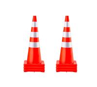 VEVOR Cône de Signalisation Cône de Chantier Réfléchissant 6PCs 90 cm de Haut
