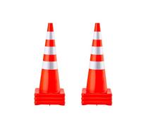 Cônes de sécurité VEVOR cônes de circulation 6x36 "colliers réfléchissants orange cônes de route