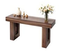 VEVOR Console d’Entrée 160 cm de Long, Table Console de Style Campagnard, Table d'Appoint Rectangulaire en Bois, Étroite et Longue, Meuble de Rangement pour Couloir Chambre Salon Vestibule, Marron