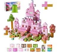 VEVOR Blocs Construction Magnétiques Enfant 100 PCS Château Princesse à Empiler