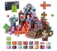 VEVOR Blocs de Construction Magnétiques Enfant 100 PCS Château Sombre à Empiler