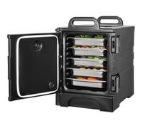 VEVOR Conteneur Isotherme Pour Bac Gastronorme Empilable Avec Doubles Boucles 75L Noir