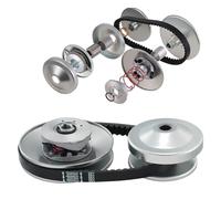 VEVOR Convertisseur de couple de kart, kit d'embrayage de kart 3/4", poulie asymétrique de rechange avec courroie d'entraînement pour petits moteurs de 2 à 8 CV, remplace Comet 219552, Manco 5957,